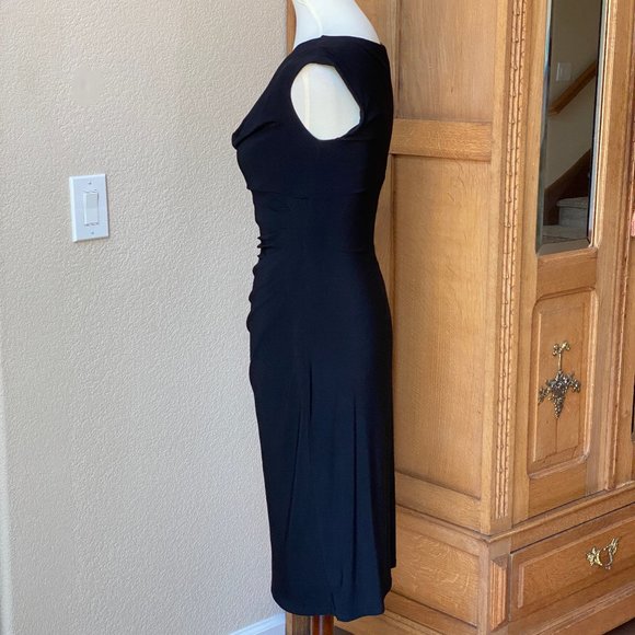 Lauren Ralph Lauren Black Sheath Sleeveles Size 6 - Picture 10 of 13